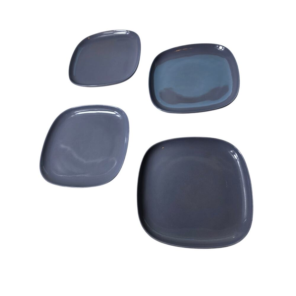 IKEA 365+ Purple Square 7" Salad Dessert Side Plates Set of 4